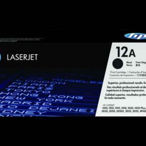 HP 12A (Q2612A) Black Original LaserJet Toner Cartridge