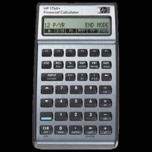 HP 17bII+ Financial Calculator (F2234A)
