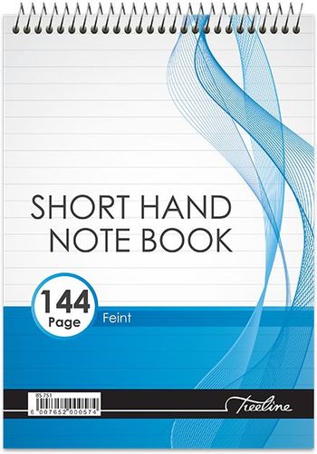 Shorthand Note Pad, A5, 144 Pages