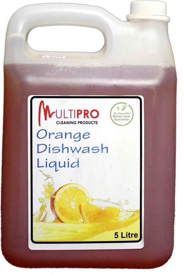Multipro Dishwashing Liquid, Orange, 5L