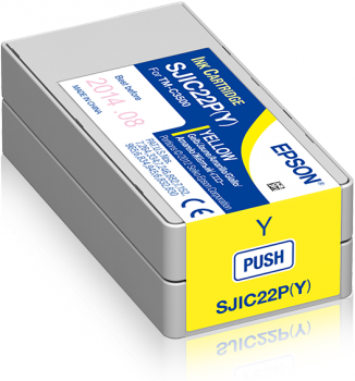 Epson SJIC22P Yellow Ink Cartridges (C33S020604)