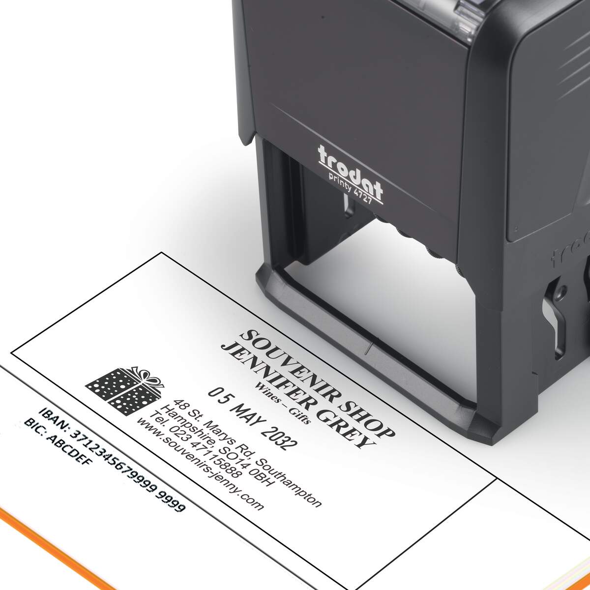Trodat 4727 Self-Inking Dater Stamp_Example Stamp