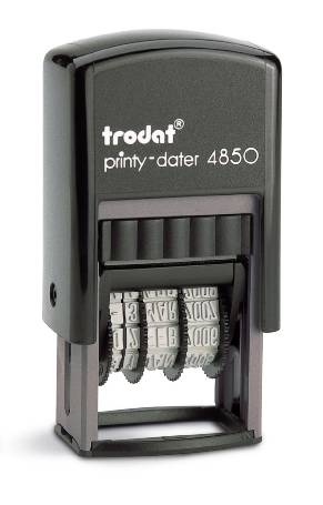 Trodat 4850 Self-Inking Dater Stamp