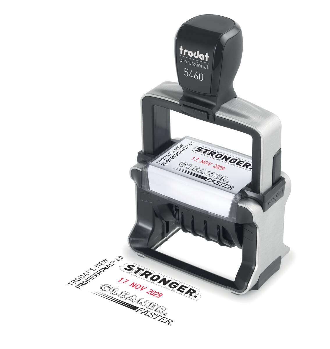 Trodat Professional 5460 Self-Inking Dater Stamp_Example Stamp