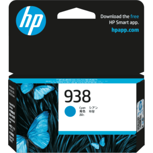 HP 938 Cyan Original Ink Cartridge