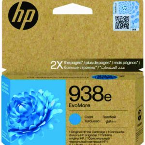 HP 938e Evenmore Cyan Original Ink Cartridge