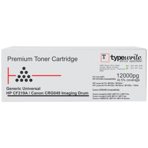 Generic HP CF219A Canon CRG049 Imaging Drum Front View